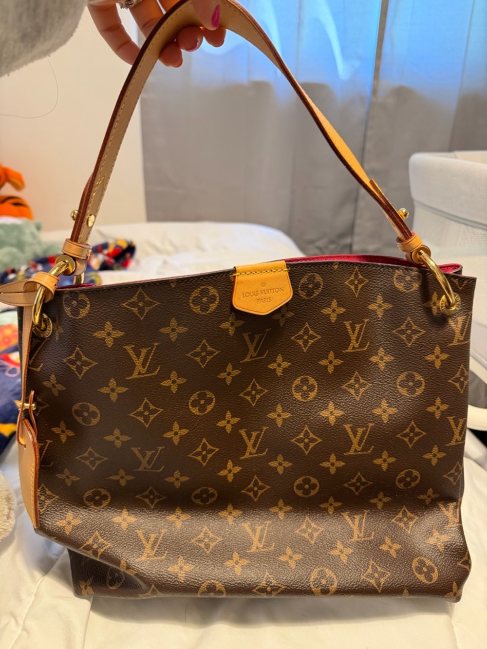 Louis Vuitton Monogram Canvas with Natural Leather Trim